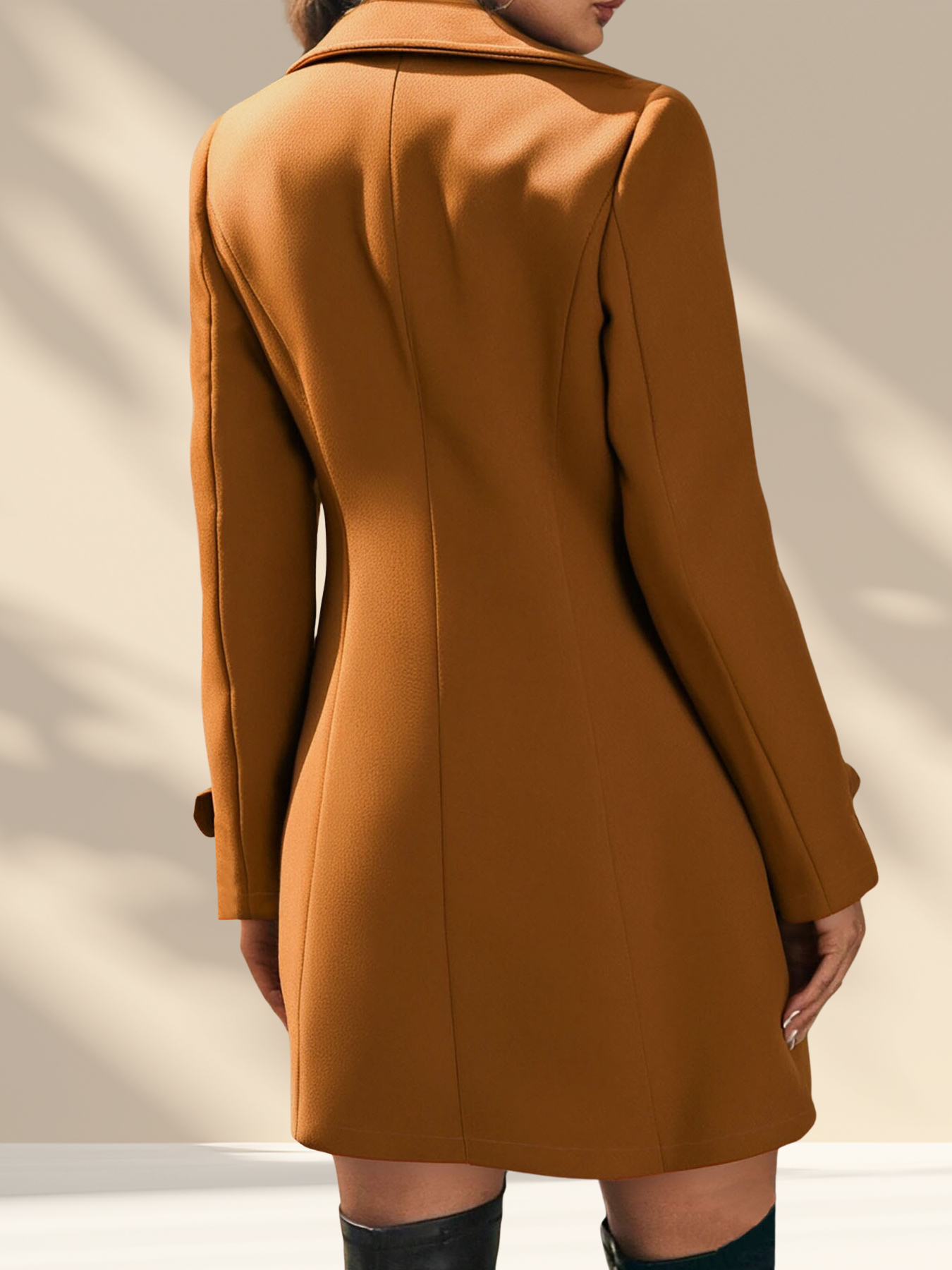 Double-Breasted Tailored Overcoat