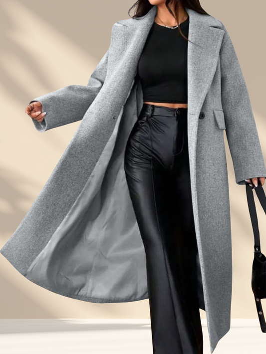 Lange Wolmix Overcoat