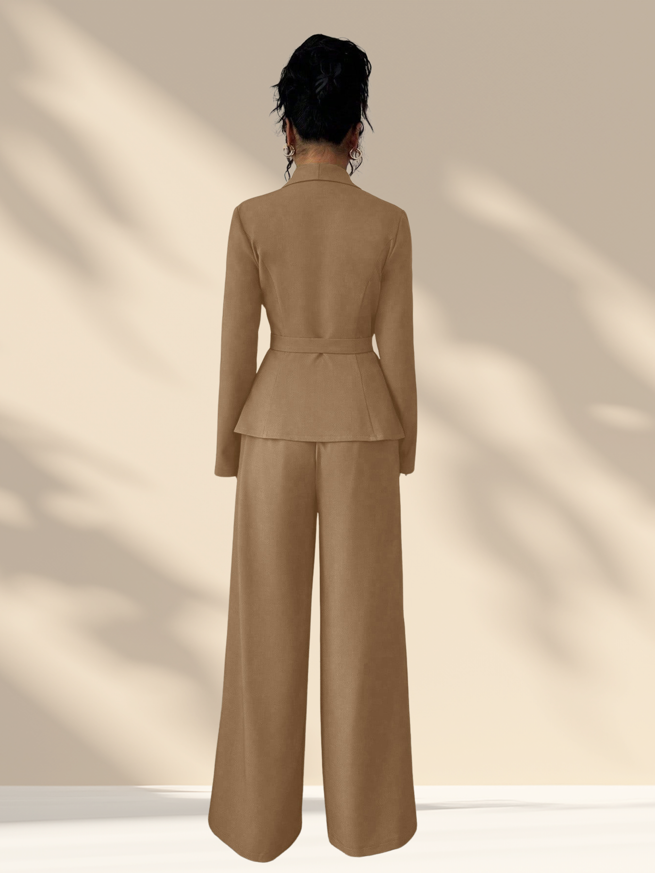 Blazer & Wide-Leg Pants Set