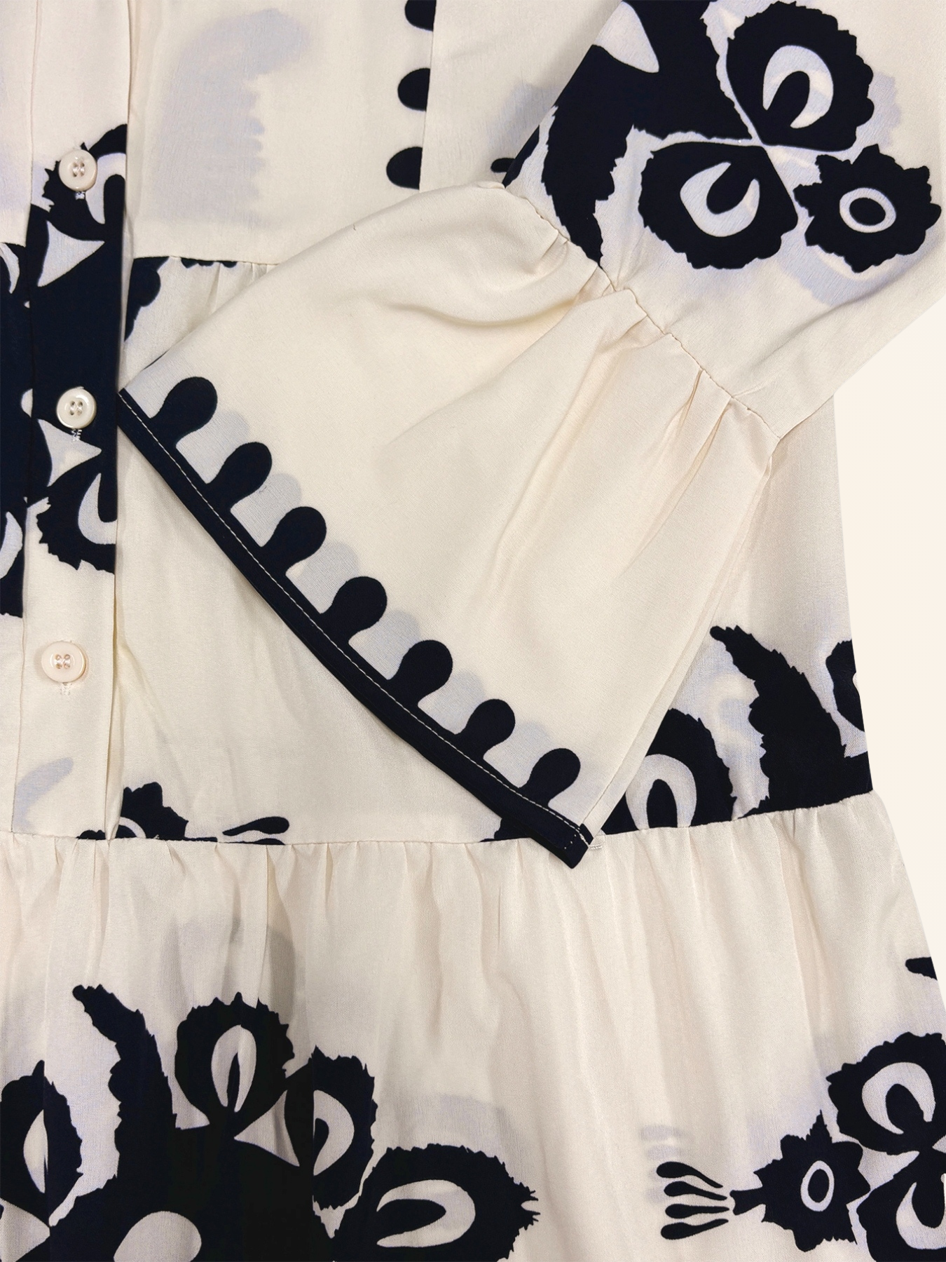 Printed Boho Midi Dress