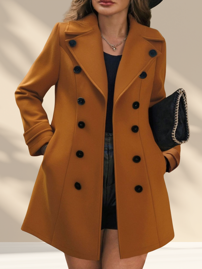 Double-Breasted Tailored Overcoat