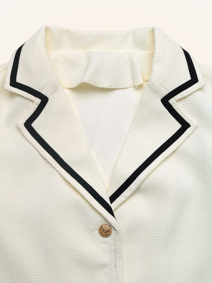 The Élise Contrast Blazer