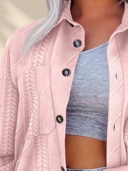 Alora Knit Buttoned Overshirt