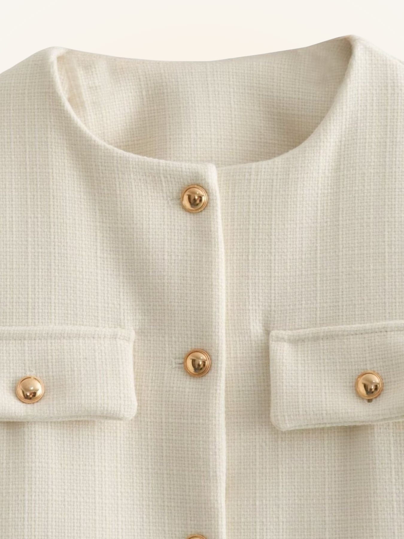 Cropped Tweed Jacket