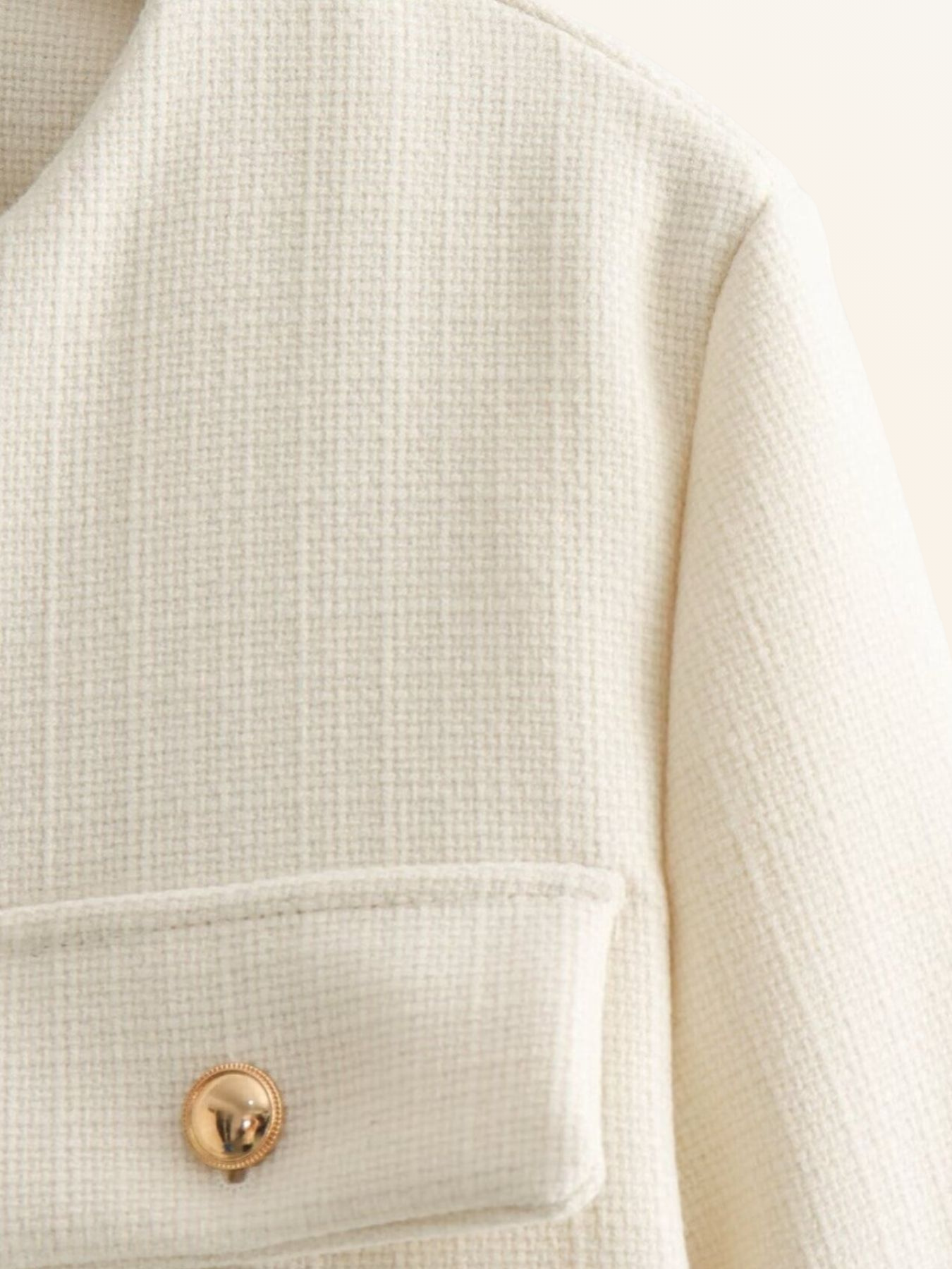 Cropped Tweed Jacket