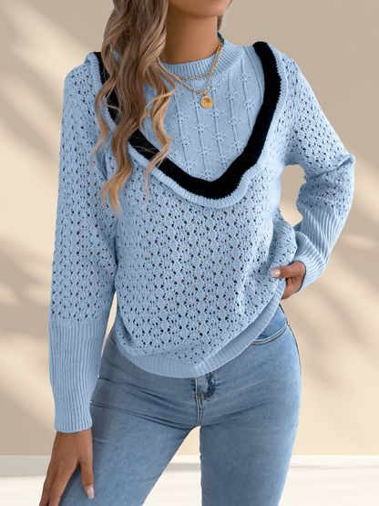 Hollow Knit Sweater