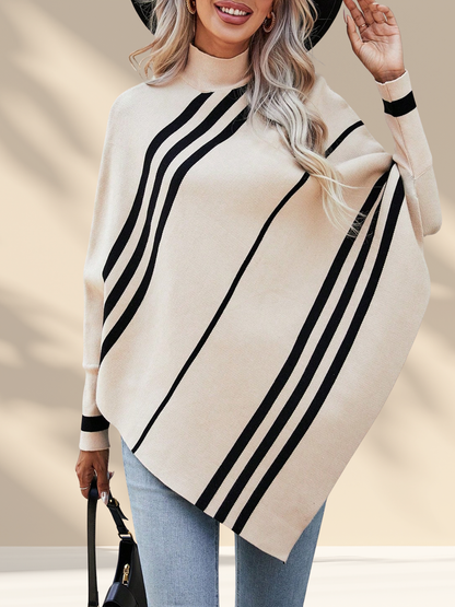 Striped Batwing Knit