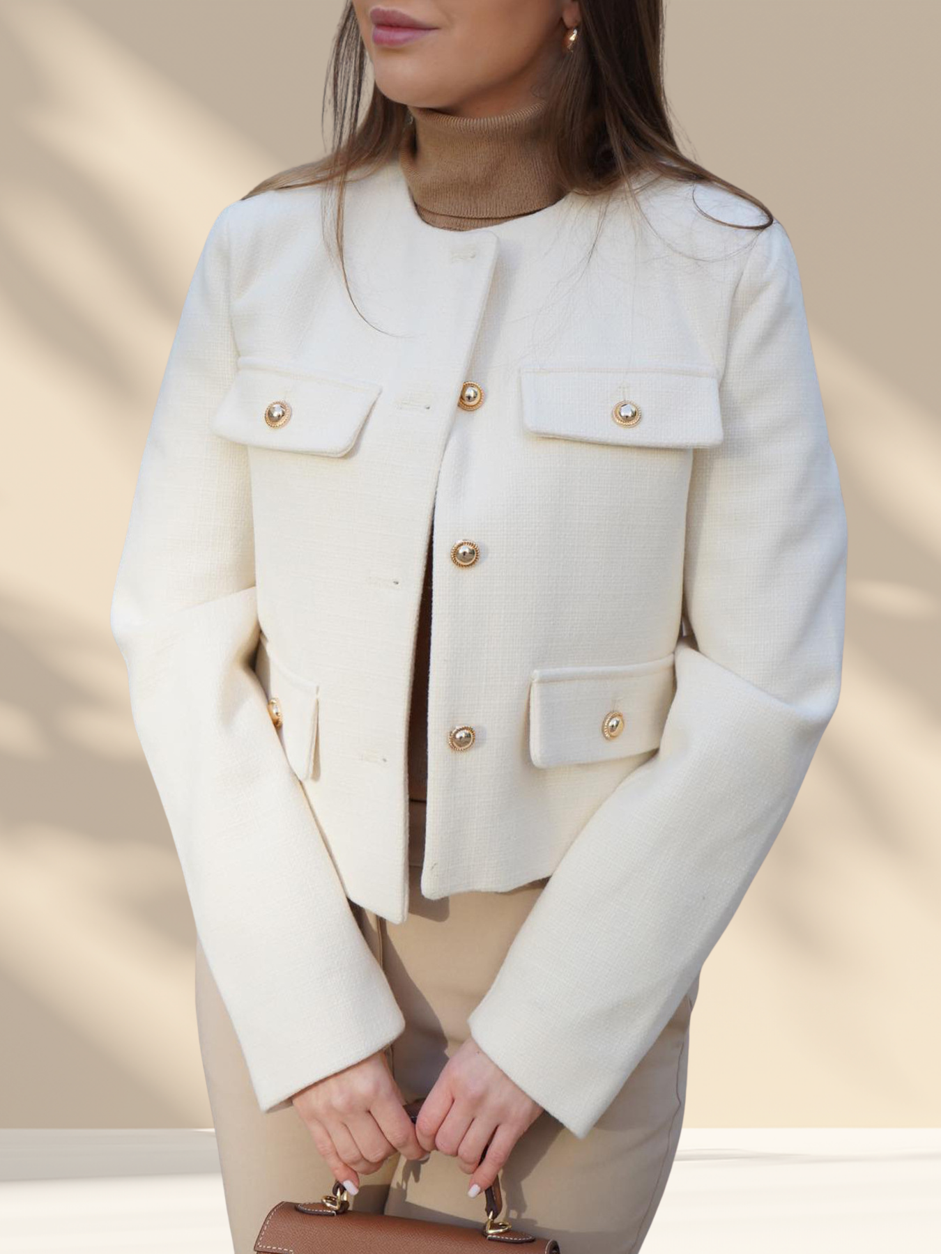 Cropped Tweed Jacket