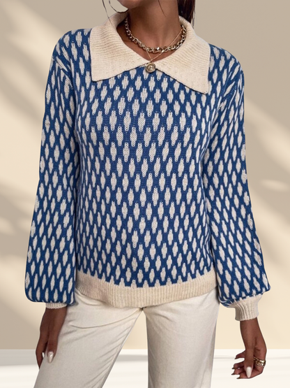 Diamond Knit Sweater