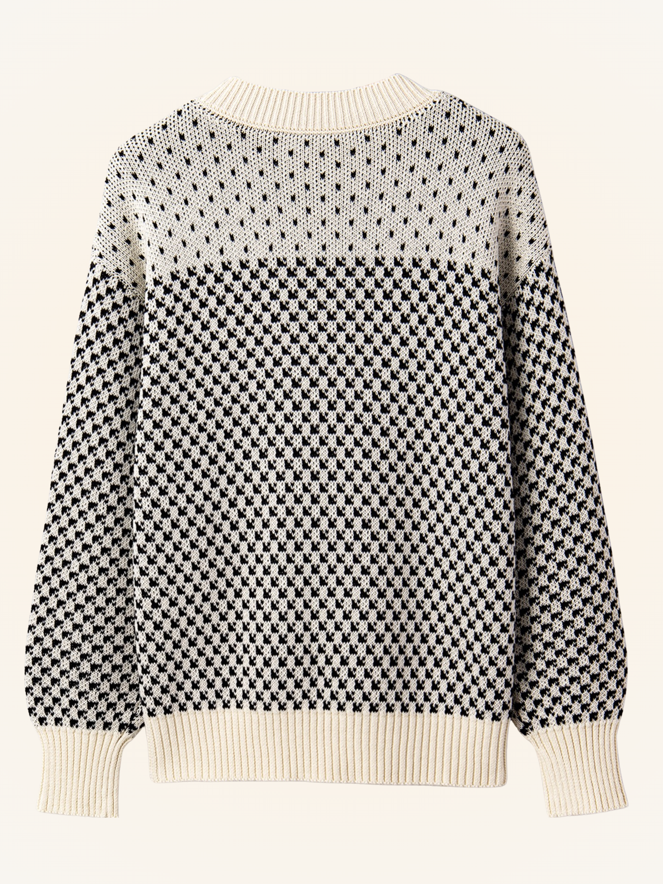 Patterned Lantern Sweater