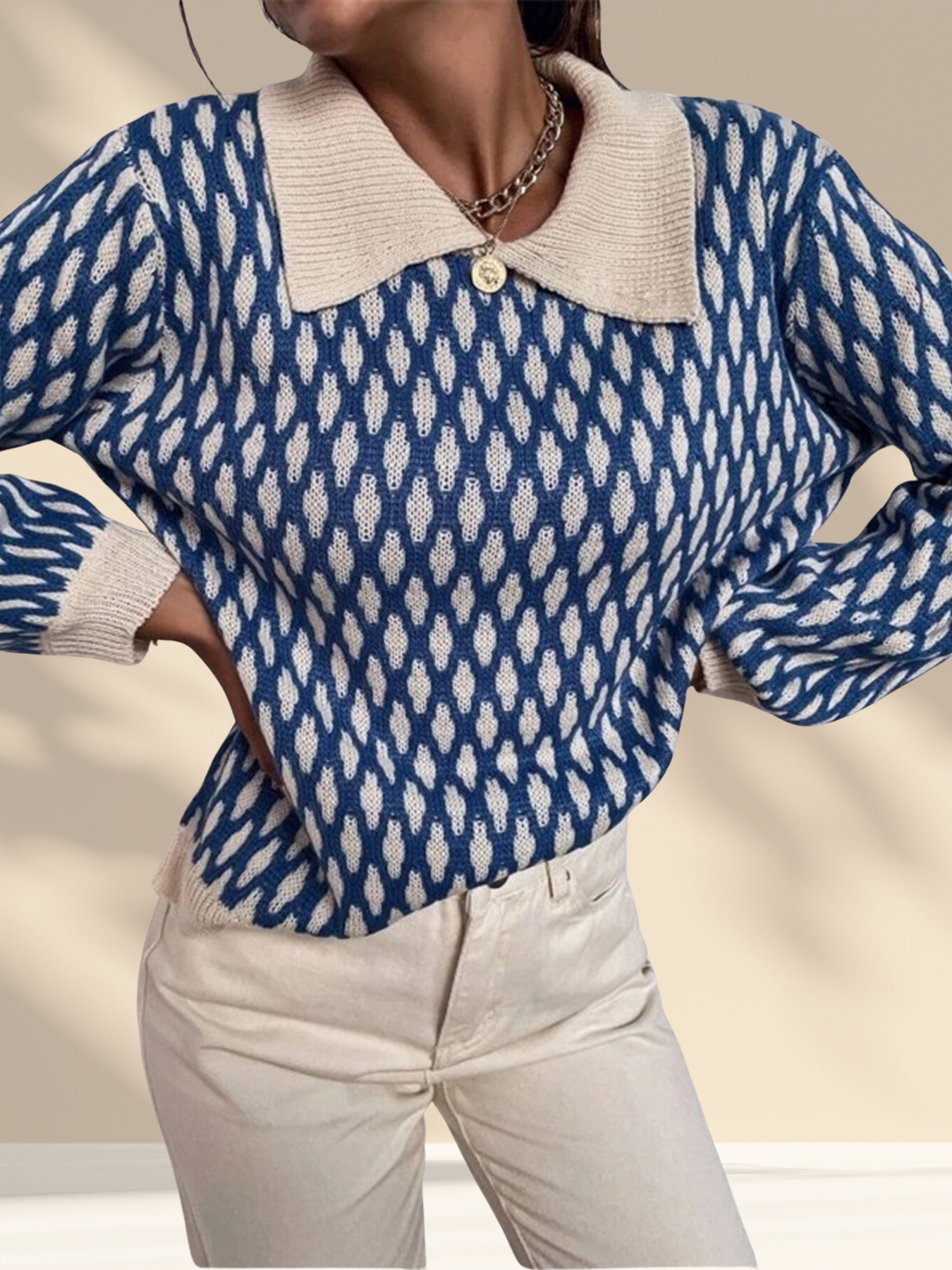 Diamond Knit Sweater