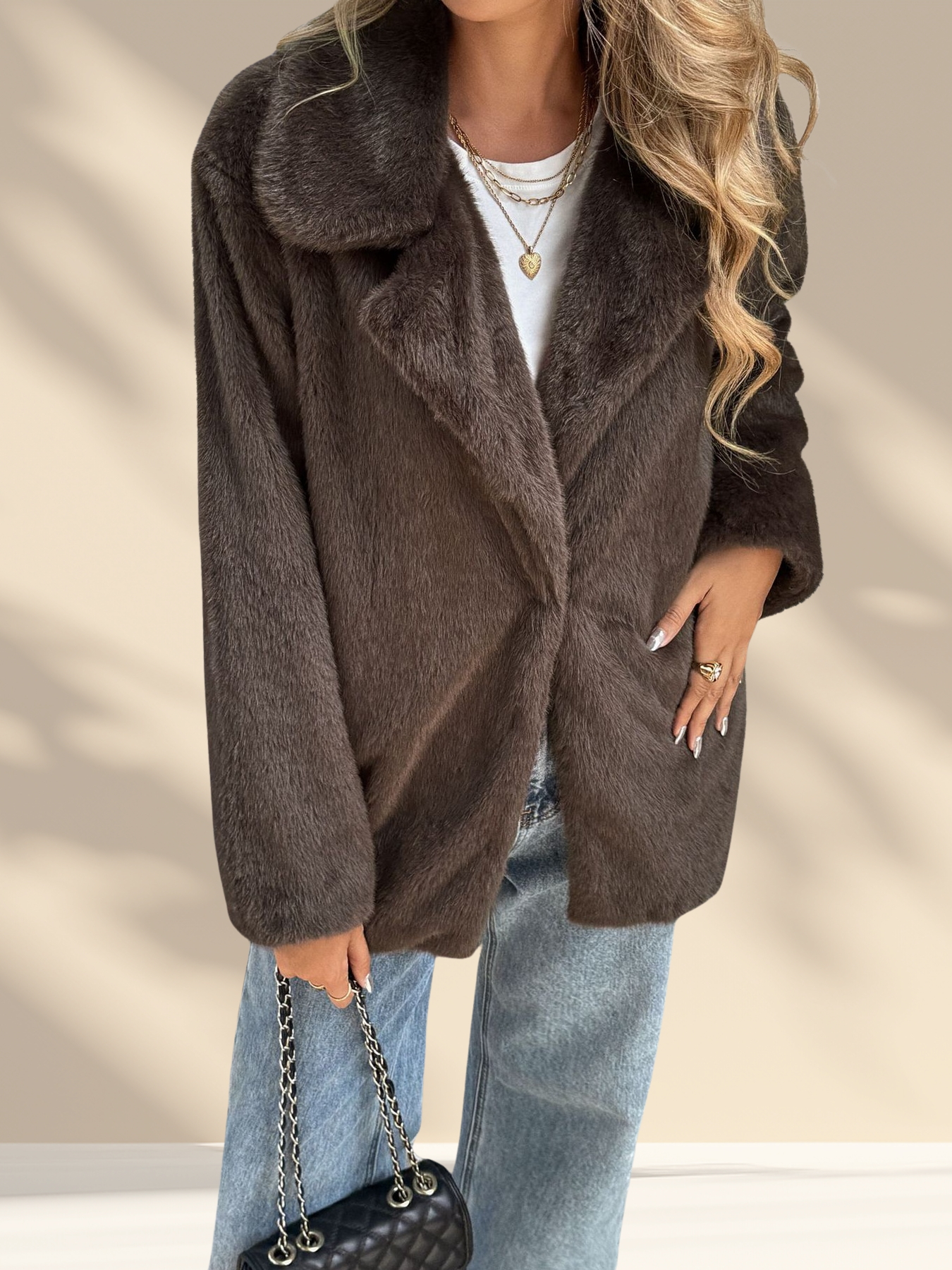 Faux Fur Coat