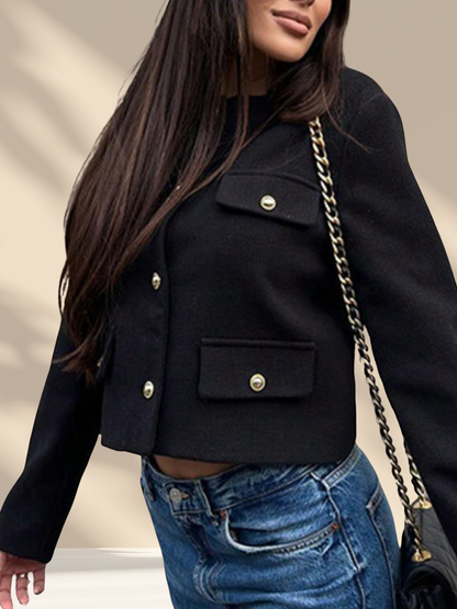 Cropped Tweed Jacket