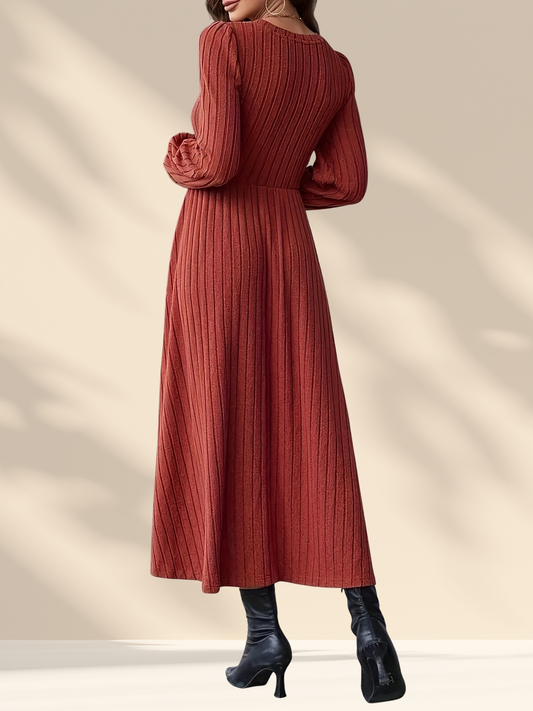 Irina Ribbed Sweater Dress