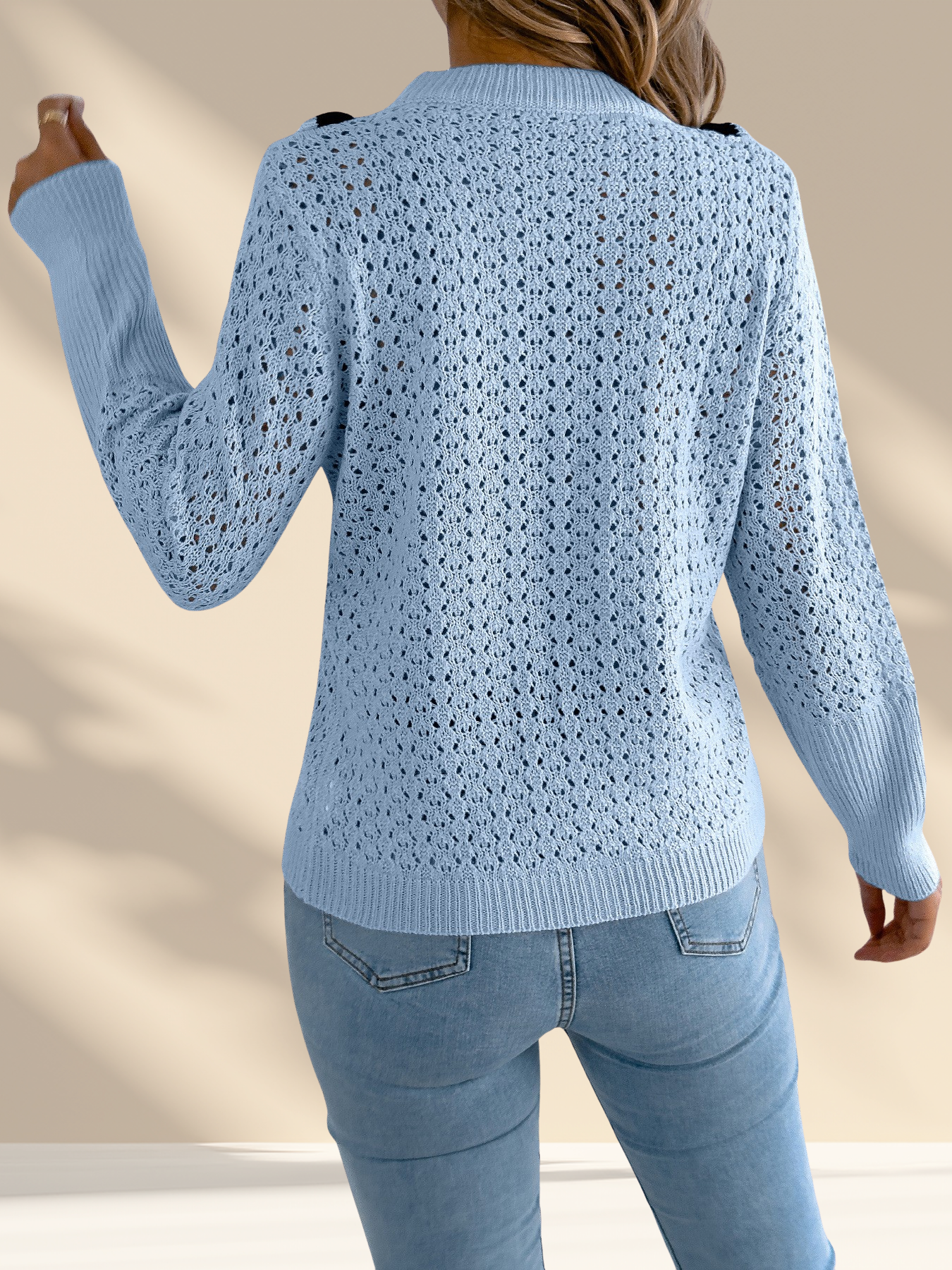 Hollow Knit Sweater