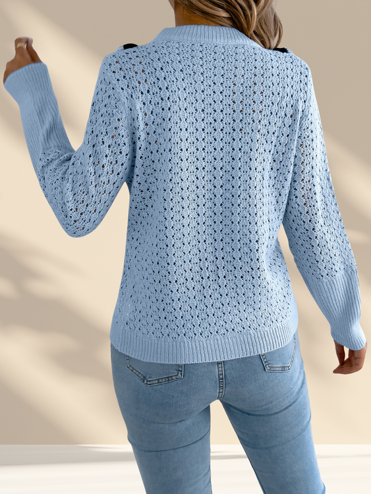 Hollow Knit Sweater