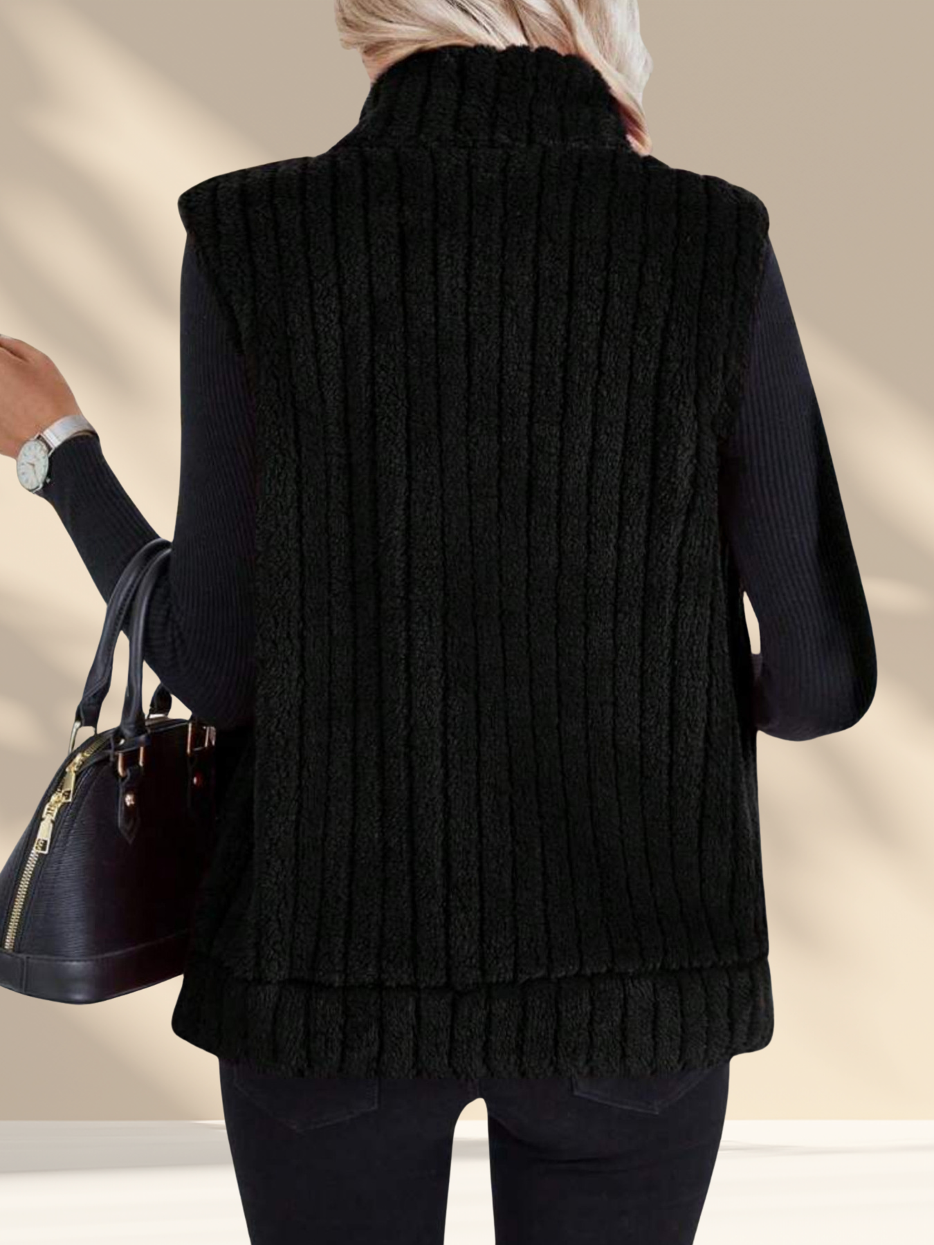 Cozy Fleece Zip-Up Vest