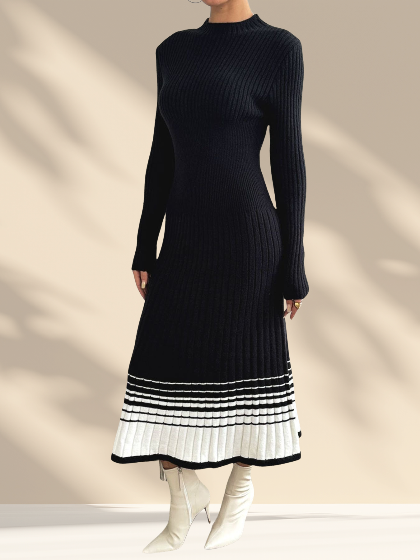 Ribbed Knit Dress