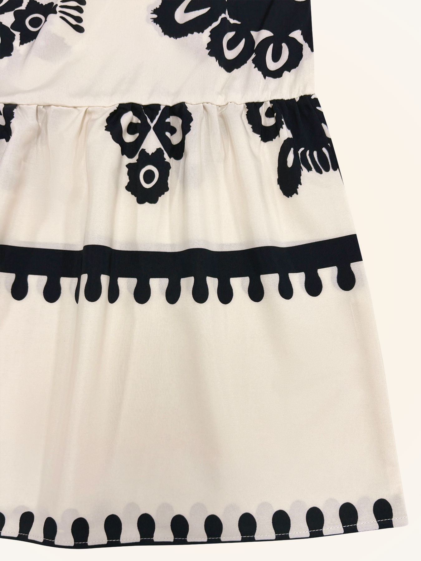 Printed Boho Midi Dress