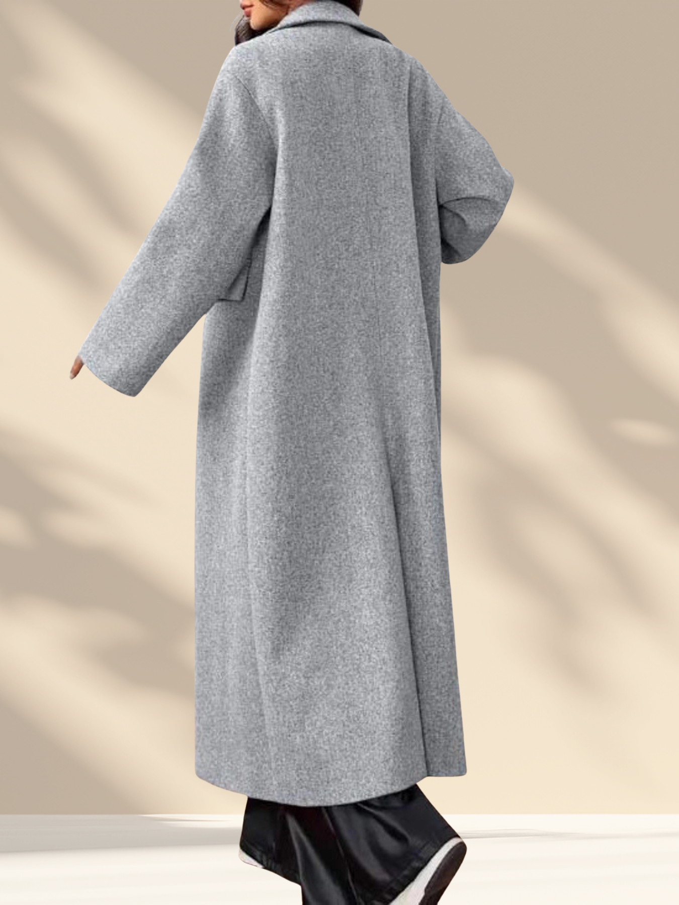 Lange Wolmix Overcoat