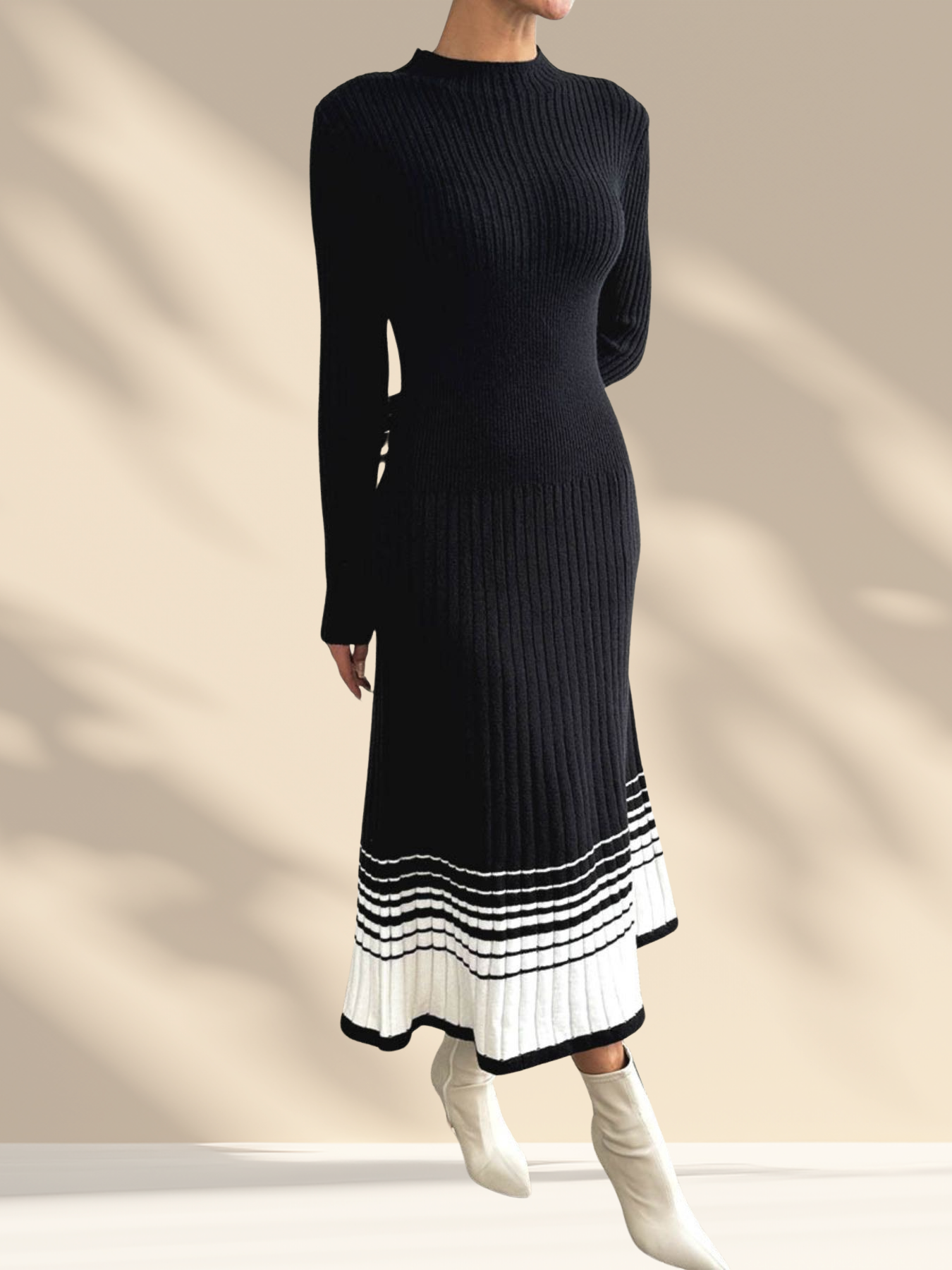 Ribbed Knit Dress