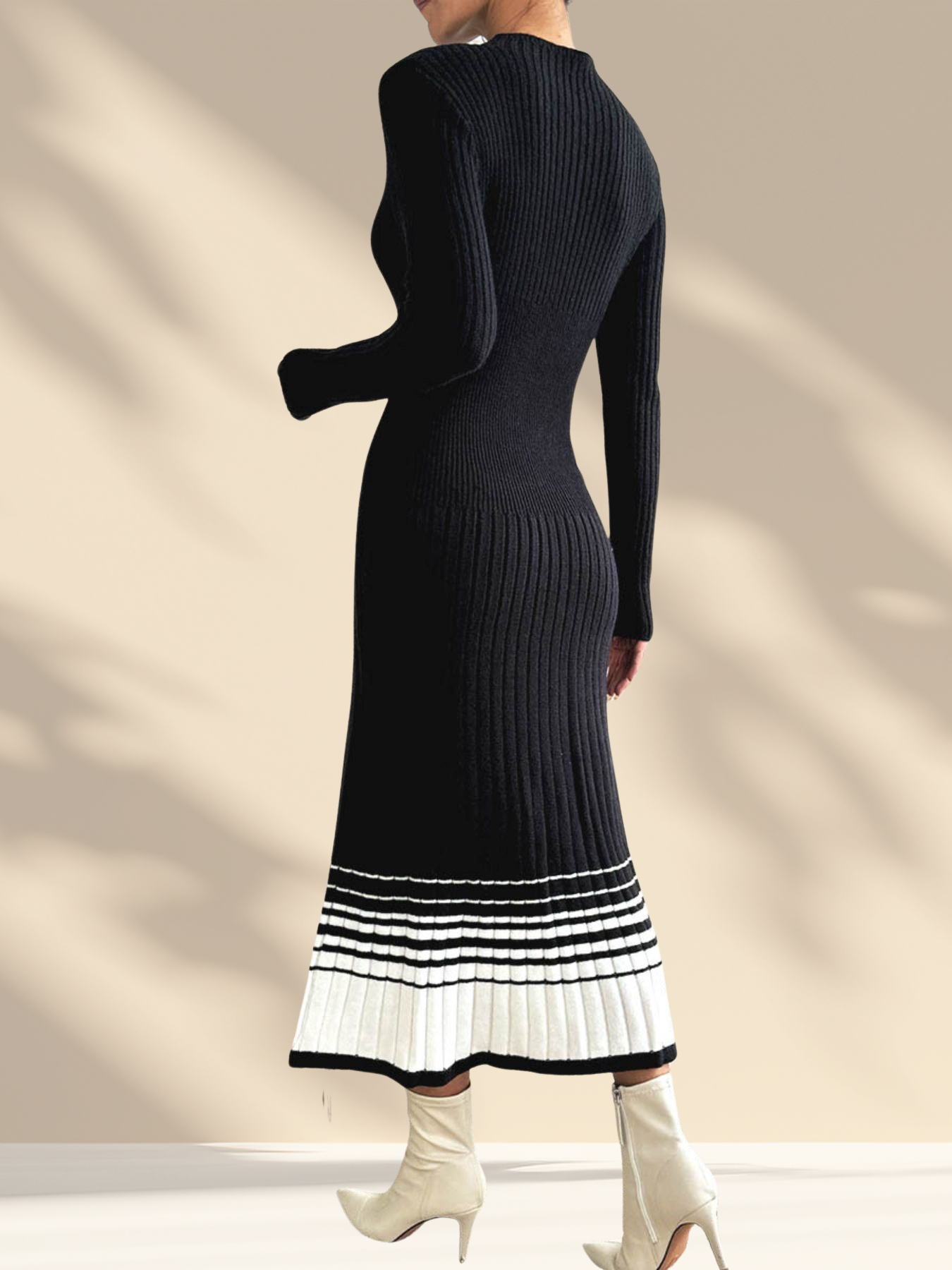 Ribbed Knit Dress