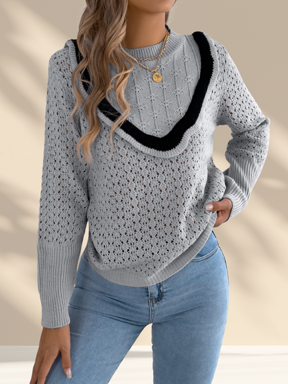Hollow Knit Sweater