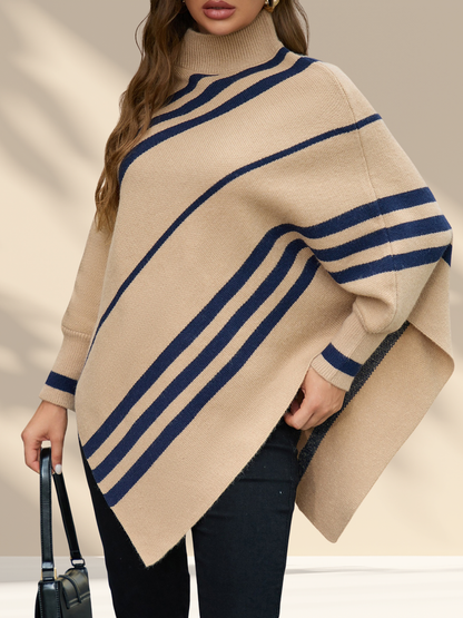 Striped Batwing Knit