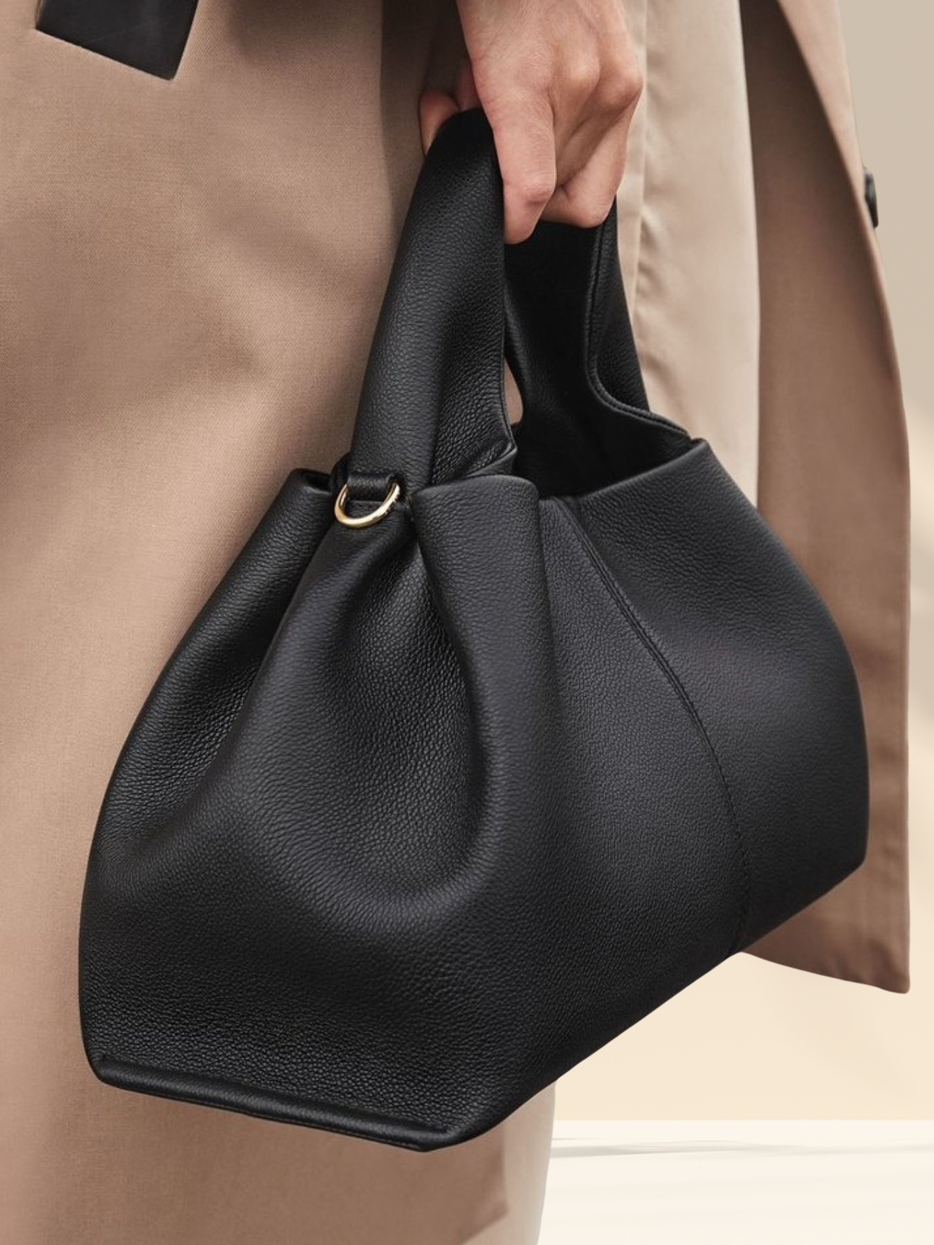 The Dawnlight Ruched Bag