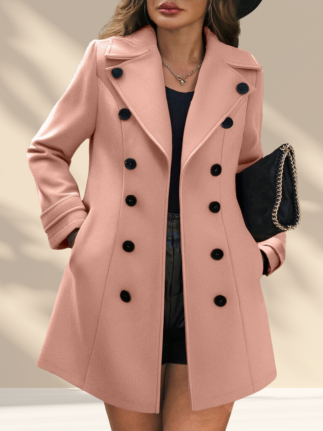 Double-Breasted Tailored Overcoat