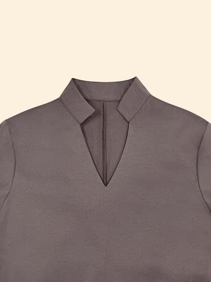 Belted Ruffle Midi Dress