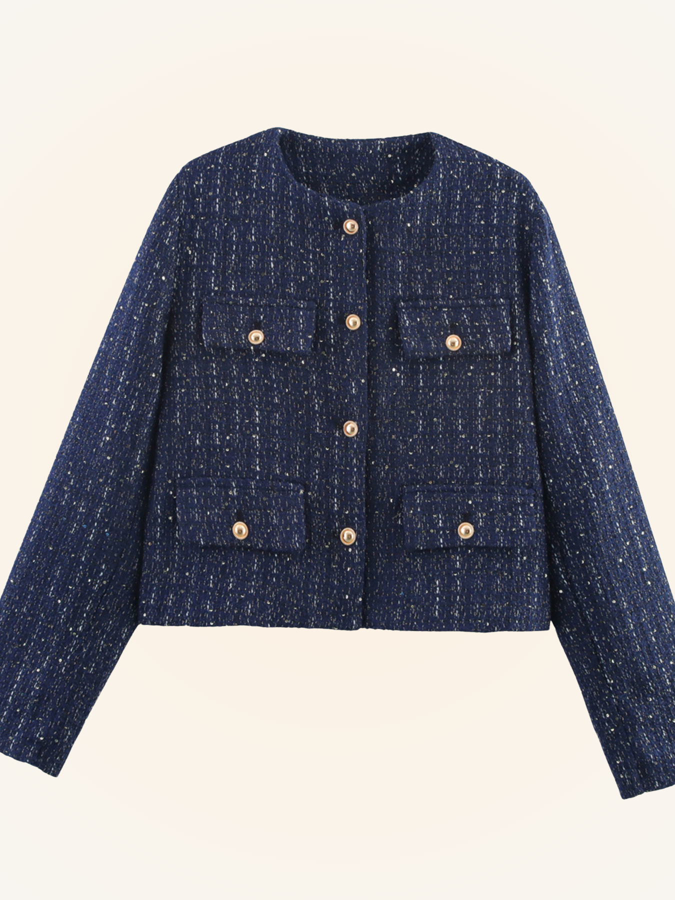 Cropped Tweed Jacket