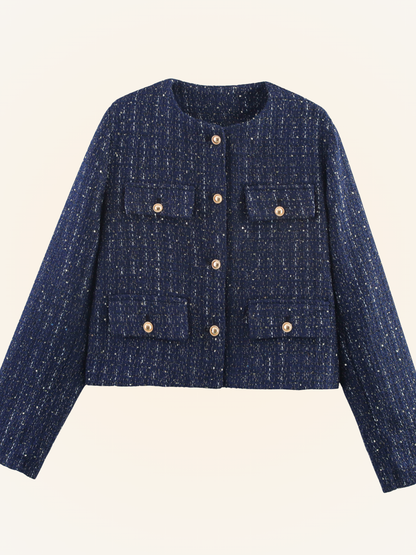 Cropped Tweed Jacket