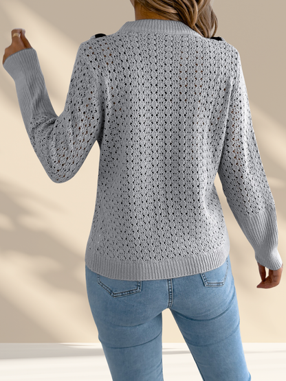 Hollow Knit Sweater