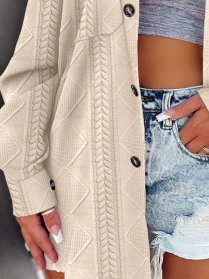 Alora Knit Buttoned Overshirt