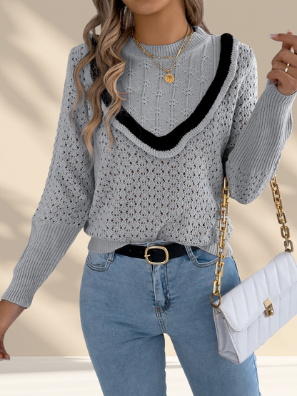 Hollow Knit Sweater