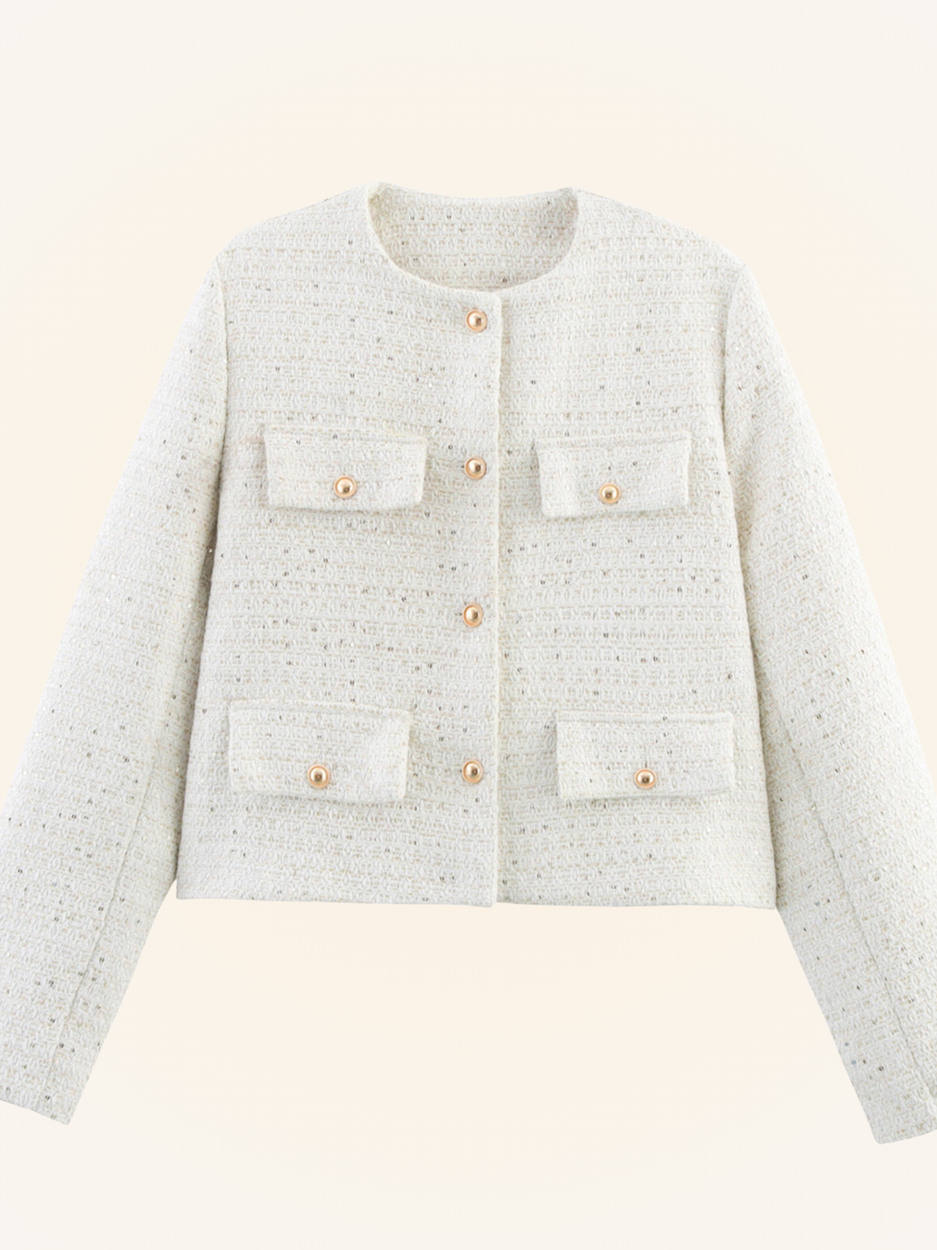 Cropped Tweed Jacket