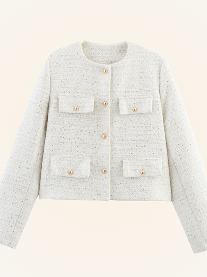 Cropped Tweed Jacket