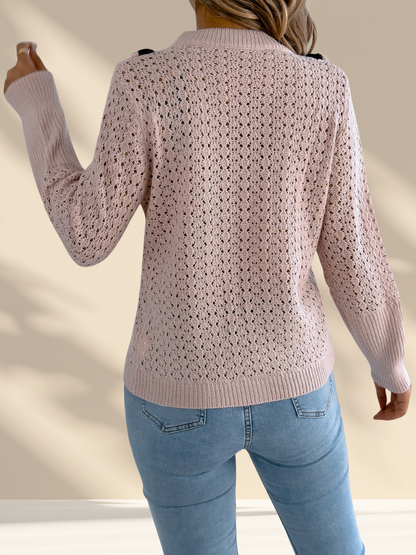 Hollow Knit Sweater