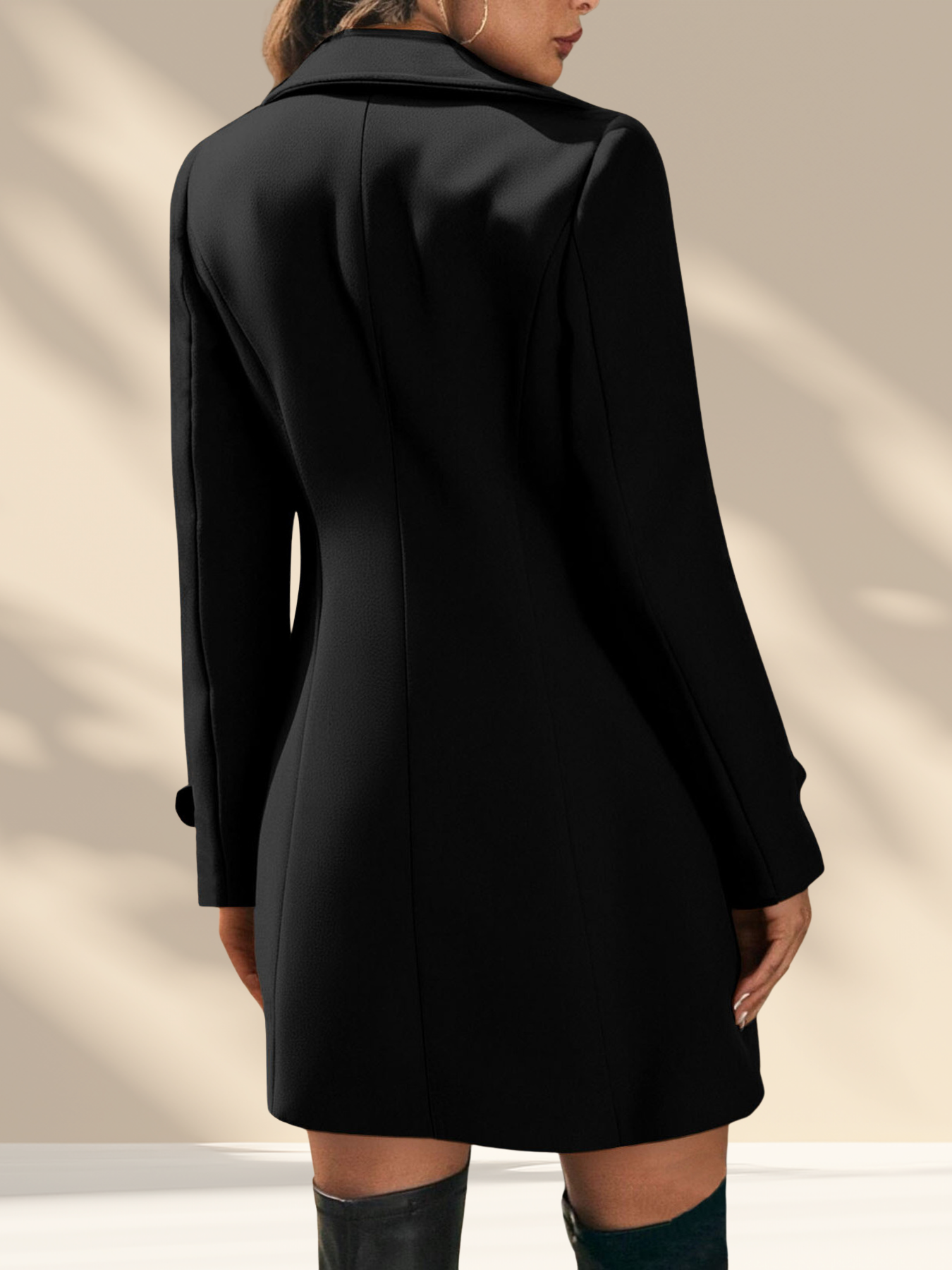 Double-Breasted Tailored Overcoat