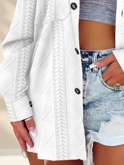 Alora Knit Buttoned Overshirt