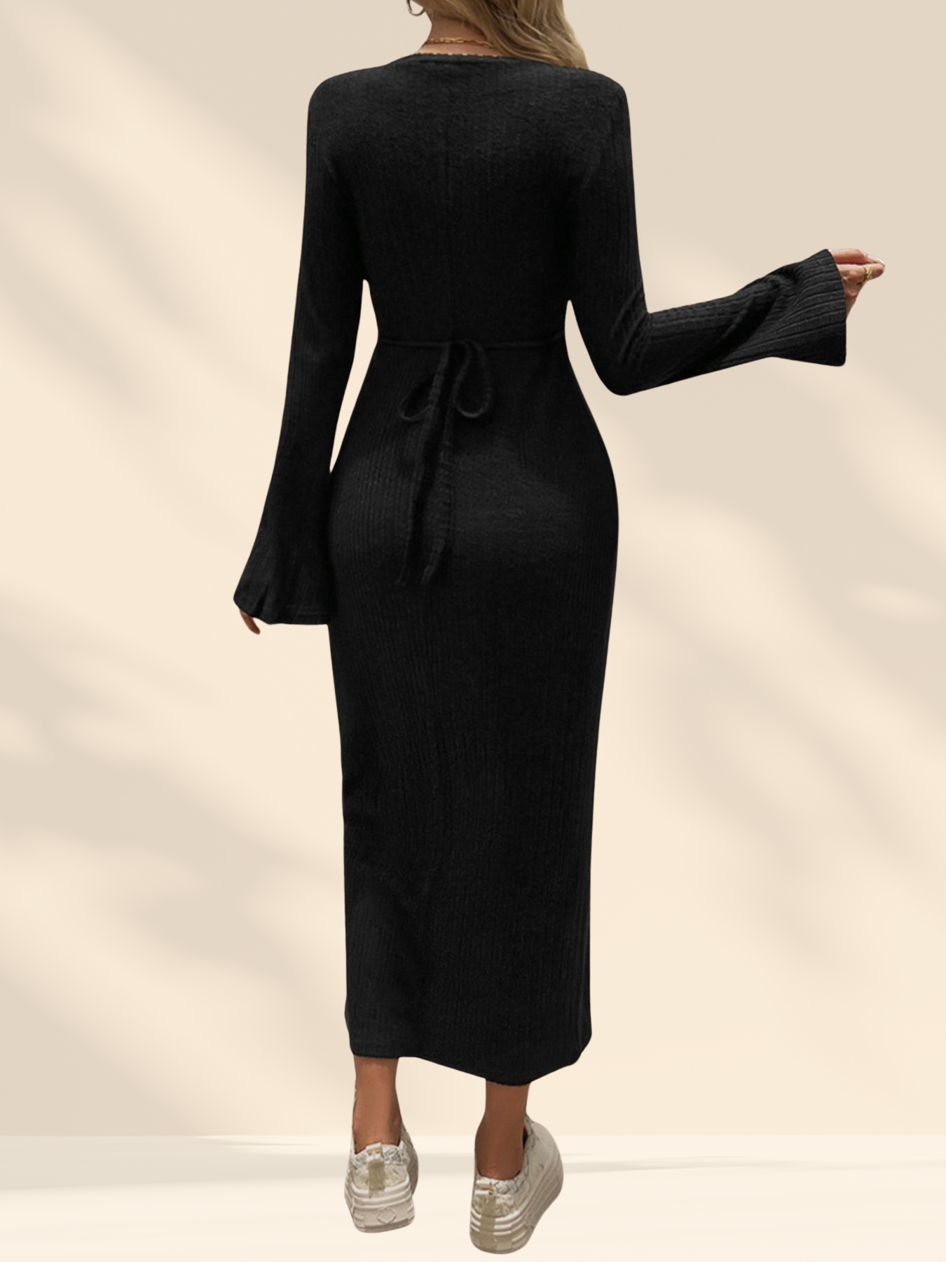 Celeste Ribbed Midi Dress