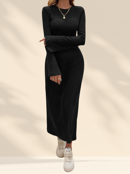 Celeste Ribbed Midi Dress