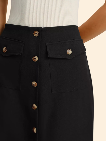 Klassischer Midi-Rock mit Knöpfen